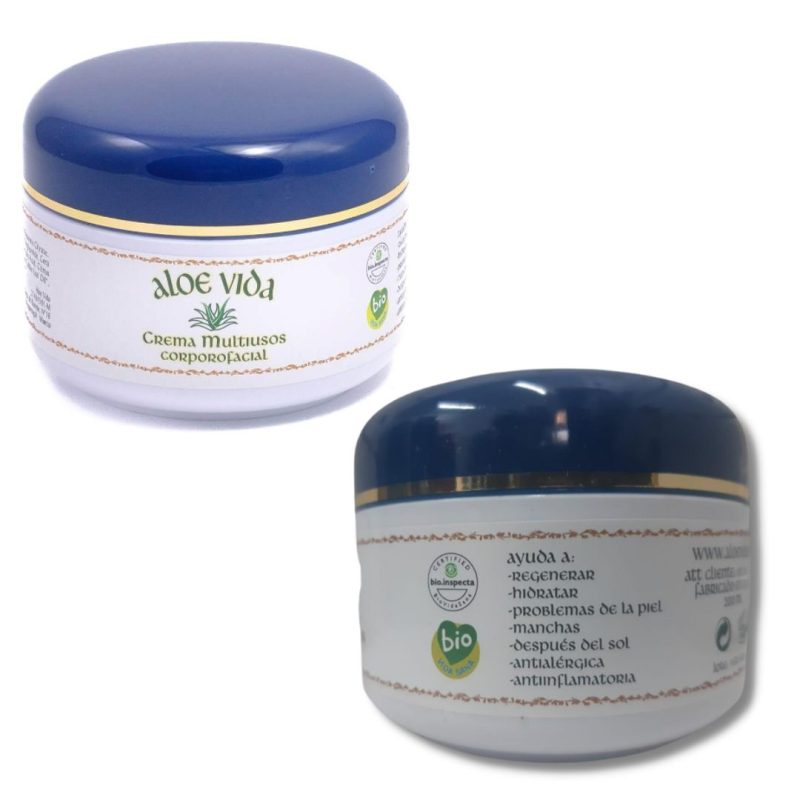 Crema Rostro y cuerpo Aloe Vera (200ml) - Imagen 2