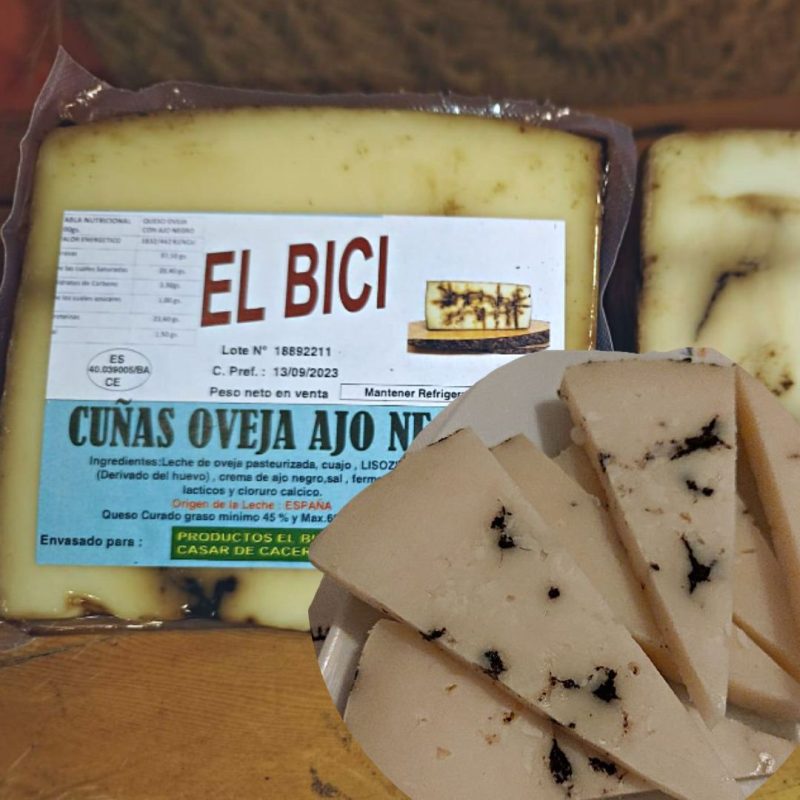Queso de Oveja con ajo negro